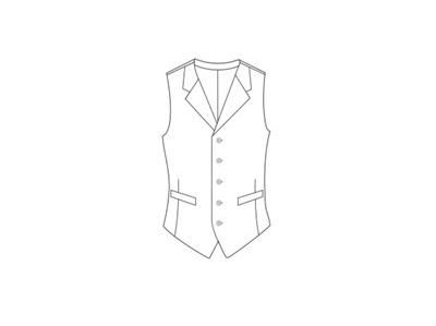 Vest / Waist Coat (Tailoring Service Only)